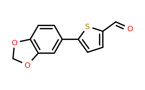 CAS 887987-54-4 | 5-(Benzo[D][1,3]dioxol-6-YL)thiophene-2-carbaldehyde