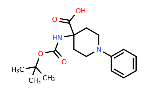 CAS 887987-90-8 | 4-Tert-butoxycarbonylamino-1-phenyl-piperidine-4-carboxylic acid