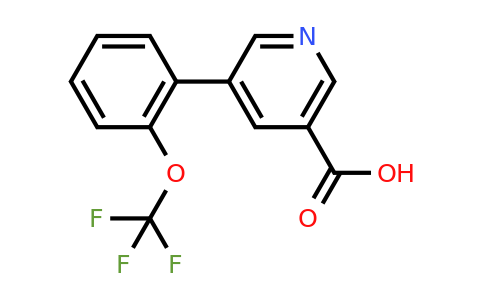 CAS 888069-29-2 | 5-(2-Trifluoromethoxyphenyl)-nicotinic acid