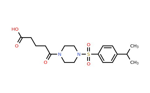 CAS 888103-33-1 | 5-oxo-5-{4-[4-(propan-2-yl)benzenesulfonyl]piperazin-1-yl}pentanoic acid