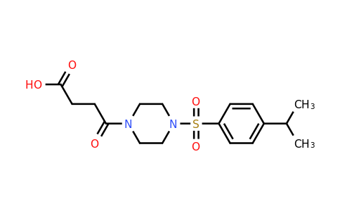 CAS 888103-39-7 | 4-oxo-4-{4-[4-(propan-2-yl)benzenesulfonyl]piperazin-1-yl}butanoic acid