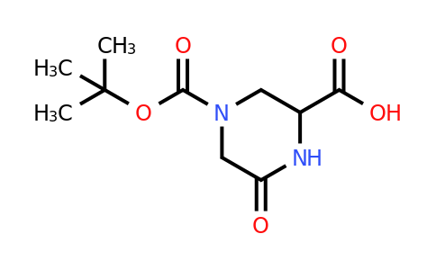CAS 888220-71-1 | 4-(Tert-butoxycarbonyl)-6-oxopiperazine-2-carboxylic acid