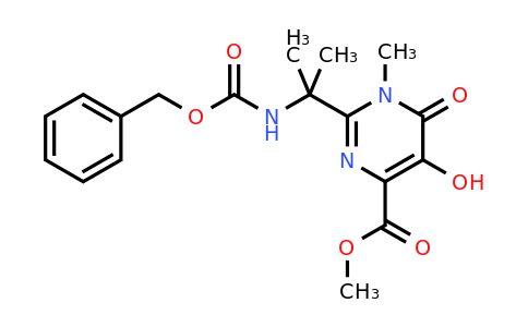 CAS 888504-27-6 | Methyl 2-(2-(((benzyloxy)carbonyl)amino)propan-2-yl)-5-hydroxy-1-methyl-6-oxo-1,6-dihydropyrimidine-4-carboxylate