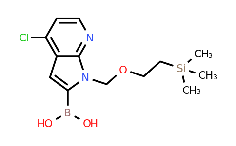 CAS 888721-03-7 | (4-chloro-1-{[2-(trimethylsilyl)ethoxy]methyl}-1H-pyrrolo[2,3-b]pyridin-2-yl)boronic acid