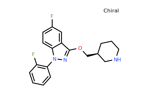 CAS 888951-64-2 | (S)-5-Fluoro-1-(2-fluorophenyl)-3-(piperidin-3-ylmethoxy)-1H-indazole