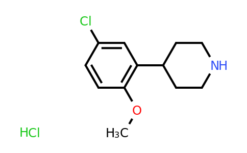 CAS 888965-91-1 | 4-(5-Chloro-2-methoxyphenyl)piperidine hydrochloride