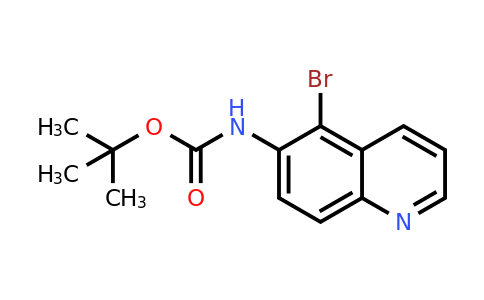 CAS 889650-18-4 | 6-(Boc-amino)-5-bromoquinoline