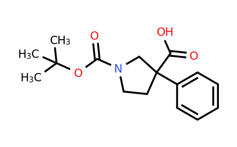 CAS 889654-10-8 | 1-(Tert-butoxycarbonyl)-3-phenylpyrrolidine-3-carboxylic acid