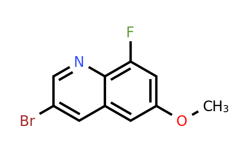 CAS 889660-70-2 | 3-Bromo-8-fluoro-6-methoxyquinoline