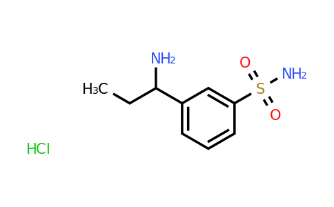 CAS 889856-93-3 | 3-(1-Aminopropyl)benzene-1-sulfonamide hydrochloride