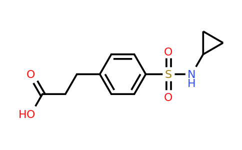 CAS 889939-54-2 | 3-(4-(N-Cyclopropylsulfamoyl)phenyl)propanoic acid