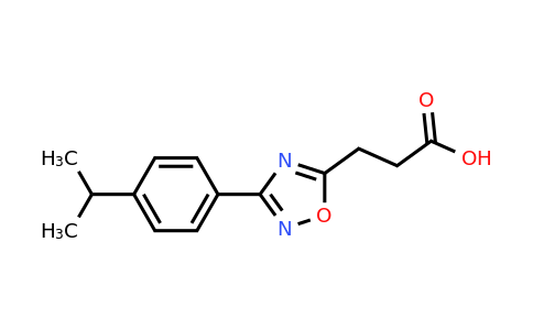 CAS 889946-77-4 | 3-{3-[4-(propan-2-yl)phenyl]-1,2,4-oxadiazol-5-yl}propanoic acid