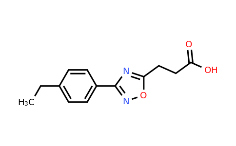 CAS 889946-88-7 | 3-[3-(4-Ethylphenyl)-1,2,4-oxadiazol-5-yl]propanoic acid