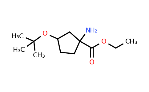 CAS 889949-21-7 | Ethyl 3-tert-butoxy-1-aminocyclopentanecarboxylate