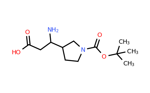 CAS 889949-27-3 | 3-Amino-3-(1-BOC-3-pyrrolidyl)propanoic acid