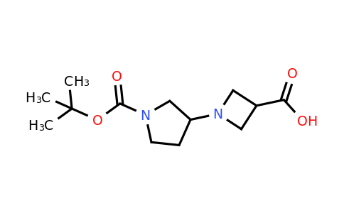CAS 889953-47-3 | 1-(1-(tert-Butoxycarbonyl)pyrrolidin-3-yl)azetidine-3-carboxylic acid