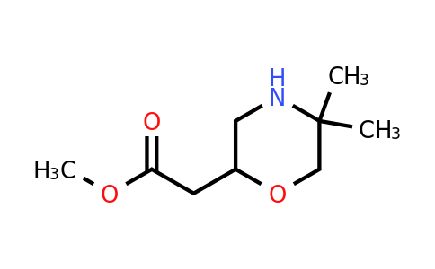 Methyl 2-(5,5-dimethyl-morpholin-2-yl)-acetate