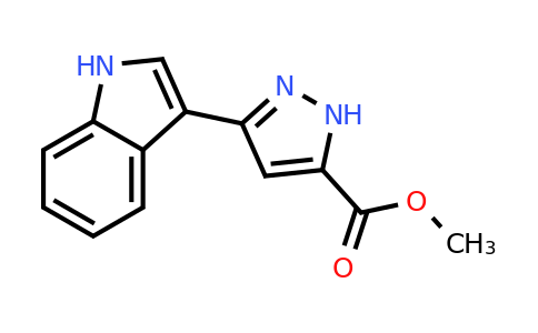 CAS 890006-20-9 | Methyl 3-(1H-indol-3-yl)-1H-pyrazole-5-carboxylate