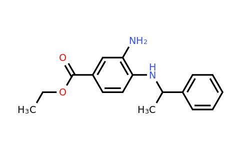CAS 890093-77-3 | Ethyl 3-amino-4-((1-phenylethyl)amino)benzoate