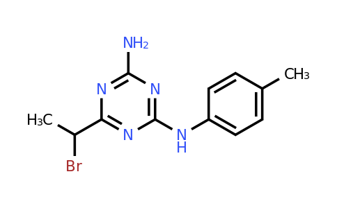 CAS 890094-41-4 | 6-(1-Bromoethyl)-N2-(p-tolyl)-1,3,5-triazine-2,4-diamine