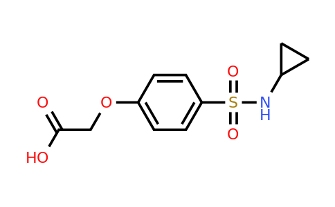 CAS 890094-43-6 | 2-(4-(N-Cyclopropylsulfamoyl)phenoxy)acetic acid