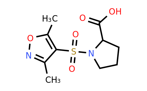 CAS 890169-54-7 | 1-[(dimethyl-1,2-oxazol-4-yl)sulfonyl]pyrrolidine-2-carboxylic acid