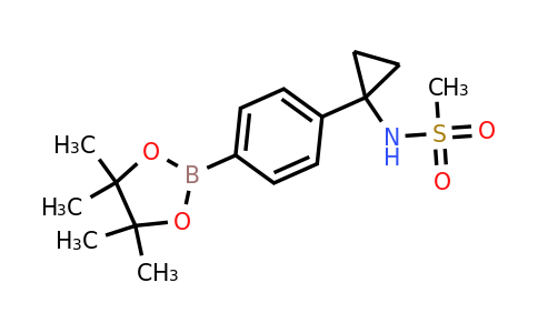 CAS 890172-55-1 | N-(1-(4-(4,4,5,5-Tetramethyl-1,3,2-dioxaborolan-2-yl)phenyl)cyclopropyl)methanesulfonamide