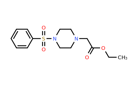 CAS 890281-18-2 | Ethyl 2-[4-(benzenesulfonyl)piperazin-1-yl]acetate