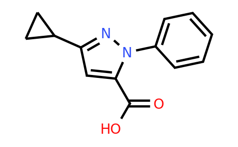 CAS 890593-19-8 | 3-cyclopropyl-1-phenyl-1H-pyrazole-5-carboxylic acid