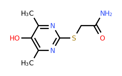 CAS 890641-01-7 | 2-((5-Hydroxy-4,6-dimethylpyrimidin-2-yl)thio)acetamide