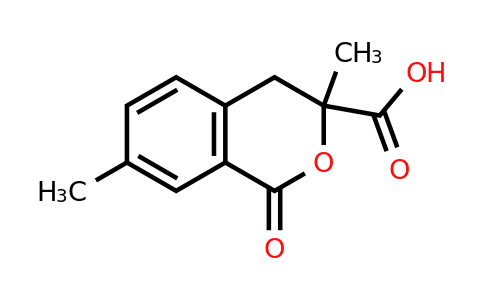 CAS 890646-74-9 | 3,7-Dimethyl-1-oxo-3,4-dihydro-1H-2-benzopyran-3-carboxylic acid