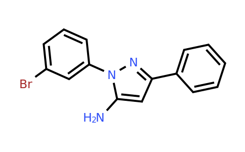 CAS 890764-15-5 | 2-(3-Bromo-phenyl)-5-phenyl-2H-pyrazol-3-ylamine