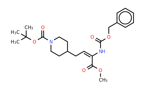 CAS 890849-78-2 | 1-N-BOC-4-(3-Cbz-amino-3-methoxycarbonylallyl)-piperidine