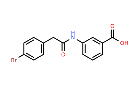 CAS 890988-63-3 | 3-[2-(4-Bromophenyl)acetamido]benzoic acid