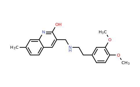 CAS 891399-33-0 | 3-(((3,4-Dimethoxyphenethyl)amino)methyl)-7-methylquinolin-2-ol