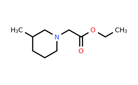 CAS 891425-76-6 | Ethyl 2-(3-methylpiperidin-1-yl)acetate
