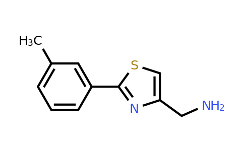 CAS 89152-85-2 | [2-(3-Methylphenyl)-1,3-thiazol-4-YL]methylamine