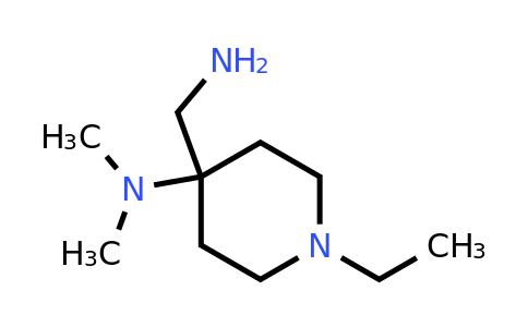 CAS 891656-66-9 | 4-(Aminomethyl)-1-ethyl-N,N-dimethylpiperidin-4-amine
