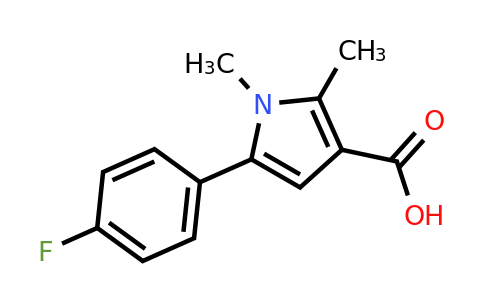 CAS 891764-80-0 | 5-(4-Fluorophenyl)-1,2-dimethyl-1H-pyrrole-3-carboxylic acid