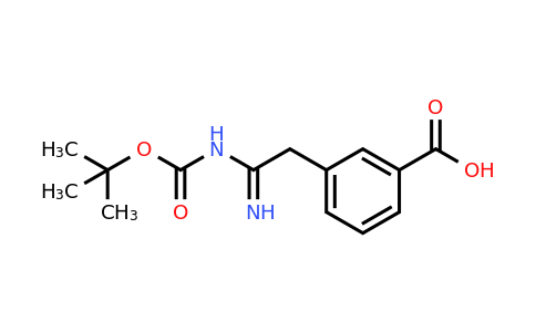 CAS 891782-64-2 | 3-(2-Tert-butoxycarbonylamino-2-imino-ethyl)-benzoic acid