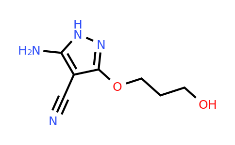 CAS 892143-04-3 | 5-Amino-3-(3-hydroxypropoxy)-1H-pyrazole-4-carbonitrile