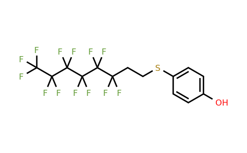 CAS 892155-19-0 | 4-((3,3,4,4,5,5,6,6,7,7,8,8,8-Tridecafluorooctyl)thio)phenol