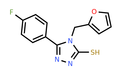 CAS 892217-45-7 | 5-(4-fluorophenyl)-4-[(furan-2-yl)methyl]-4H-1,2,4-triazole-3-thiol