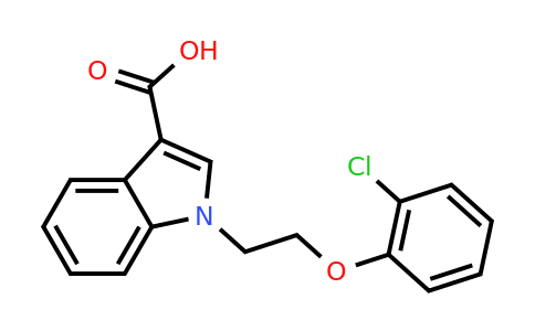 1-[2-(2-chlorophenoxy)ethyl]-1H-indole-3-carboxylic acid