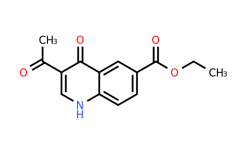 CAS 892286-75-8 | Ethyl 3-acetyl-4-oxo-1,4-dihydroquinoline-6-carboxylate