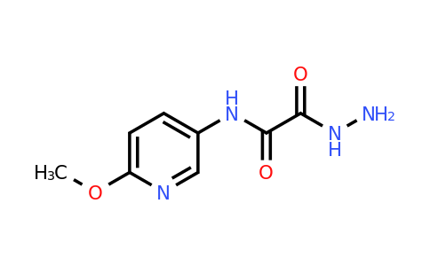 CAS 892491-87-1 | 2-Hydrazinyl-N-(6-methoxypyridin-3-yl)-2-oxoacetamide