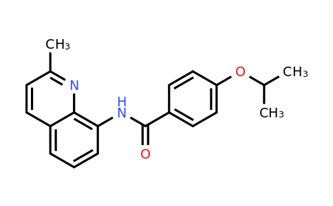 CAS 892711-75-0 | 4-Isopropoxy-N-(2-methylquinolin-8-yl)benzamide