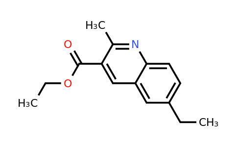 CAS 892874-68-9 | 6-Ethyl-2-methylquinoline-3-carboxylic acid ethyl ester