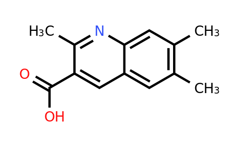 CAS 892874-85-0 | 2,6,7-Trimethylquinoline-3-carboxylic acid