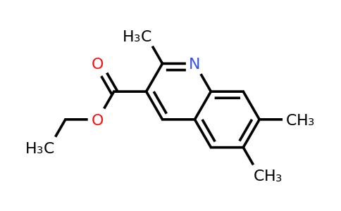 CAS 892874-87-2 | 2,6,7-Trimethylquinoline-3-carboxylic acid ethyl ester